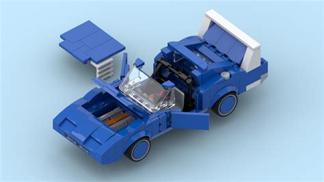 Lego Moc 1969 Dodge Charger Daytona Nascar By Jameshigson0512