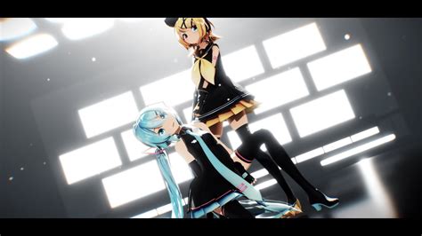 MMD脳漿炸裂ガール Sour式初音ミク 鏡音リン4K YouTube