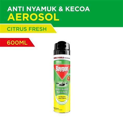 Jual Baygon Aerosol Citrus Fresh Ml Shopee Indonesia