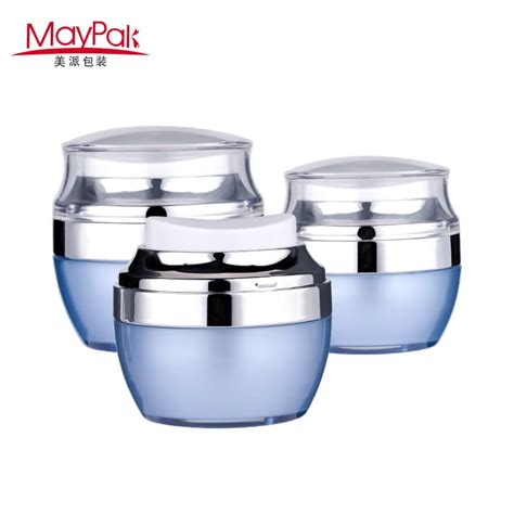 Empty Plastic 15g 30g 50g Airless Cream Pump Jar Maypak