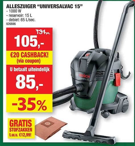 Bosch Alleszuiger Promotie Bij Hubo