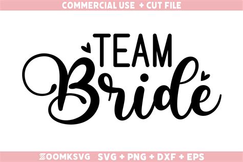 Team Bride Graphic By Zoomksvg · Creative Fabrica