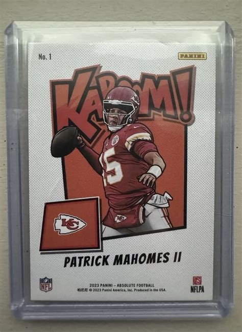 Panini Absolute Patrick Mahomes Kaboom Ssp Case Hit Chiefs Ebay