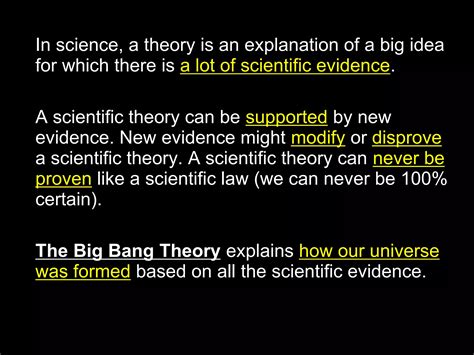 The Big Bang Theory Ppt