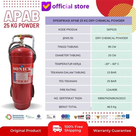 Jual Apab Kg Powder Alat Pemadam Untuk Gedung Pabrik Dll