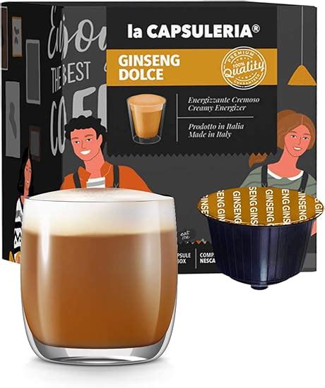 GINSENG DOLCE 48 Capsule compatibili con Nescafé Dolce Gusto La