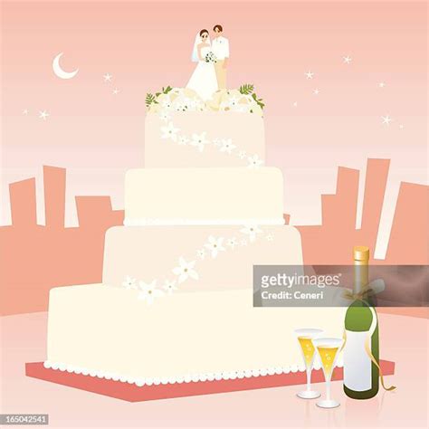 53 Wedding Cake Silhouette Stock Photos, High-Res Pictures, and Images ...