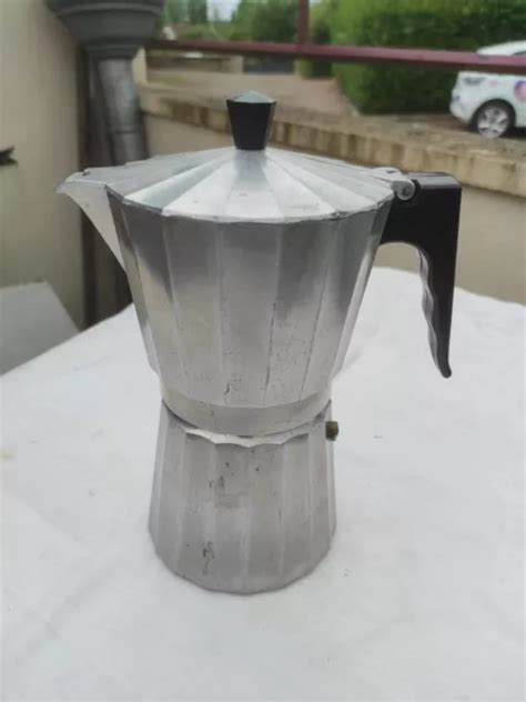 Ancien Vintage Cafeti Re Italienne D Poque En Aluminium Alu Eur