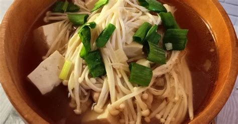 Resep Sup Tofu Enoki Oleh Tommy Wiriadi Putra Cookpad