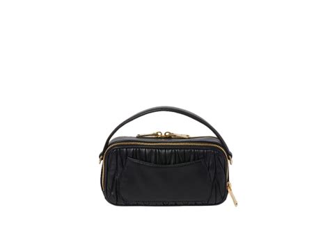 Sasom Miu Miu Matelass Nappa Leather Shoulder Bag With Metal