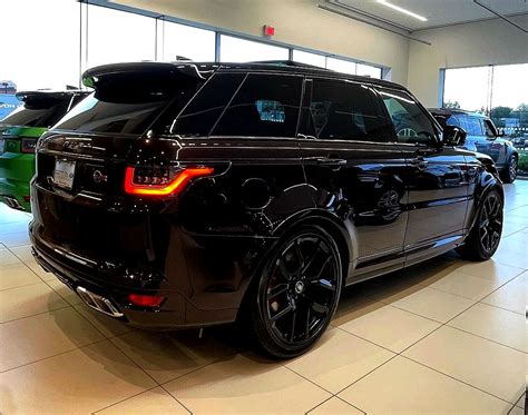 2022 Range Rover Sport SVR Carbon Edition SVO Premium Red