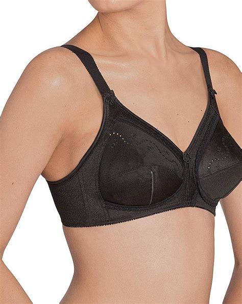 Triumph Doreen Cotton Non Wired Bra Triumph Doreen Black Bra