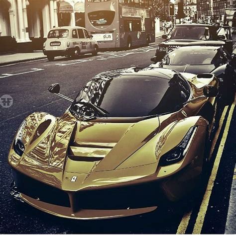 Pure Gold Ferrari