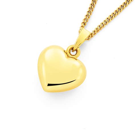 9ct Heart Pendant Pascoes
