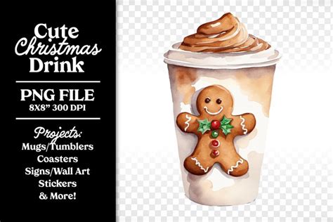 Christmas Coffee Clipart PNG (2875363)