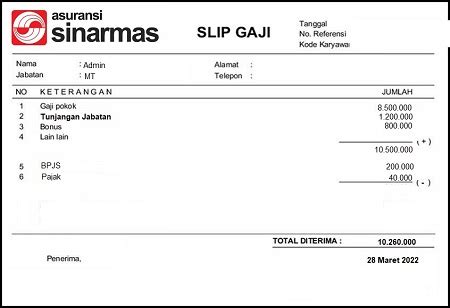 Gaji Asuransi Sinar Mas Semua Jabatan Besargaji