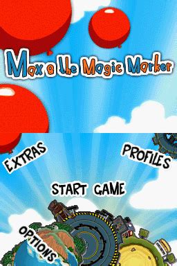 Screenshot Of Max The Magic Marker Nintendo Ds Mobygames