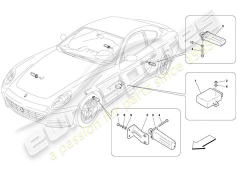 612 Scaglietti Rhd Tyre Pressure Monitoring System 0059