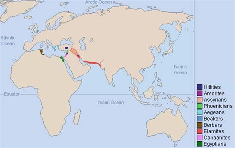 Map of the World 1900 bc