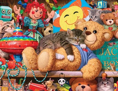 Toy Cupboard 1000 Pieces Springbok Puzzle Warehouse