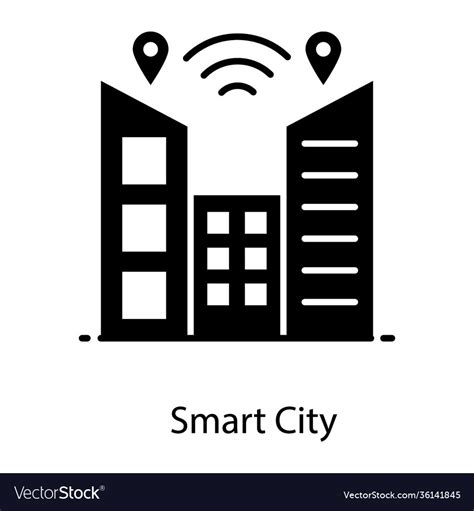 Smart city Royalty Free Vector Image - VectorStock