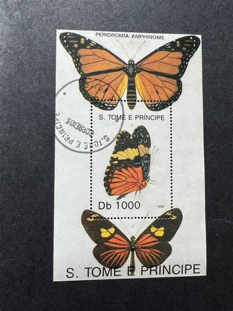 St Tomé e Principe Schmetterling Block 1992 gest E1257 Kaufen auf