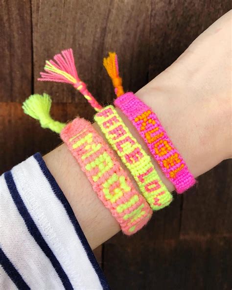 Diy Word And Name Alpha Friendship Bracelets The Neon Tea Party