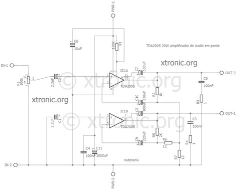 Lm386 Audio Amplifier Stereo Circuit Diagram Xtronic Artofit