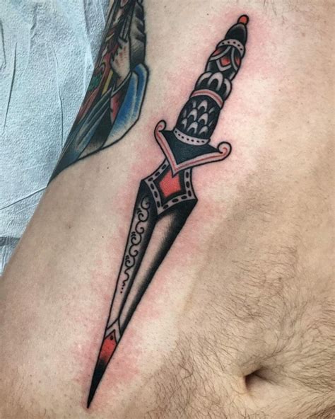 Best American Traditional Dagger Tattoo Ideas That Will Blow Your Mind