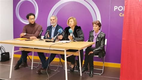 Izquierda Unida y Podemos acuerdan concurrir en coalición en Santander