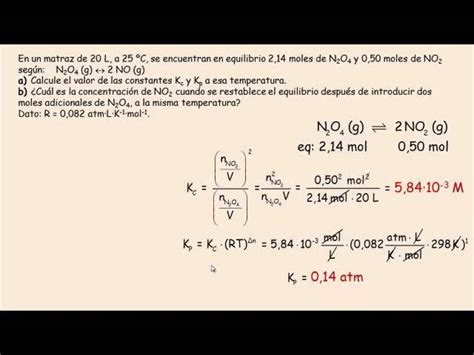 Derbevilleteszt Megjegyz S J Calculo De La Constante De Equilibrio