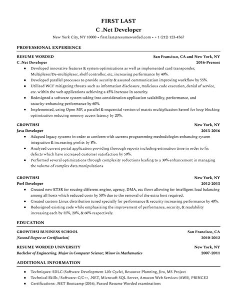 Software Developer Resume Summary Examples Proven Examples Updated