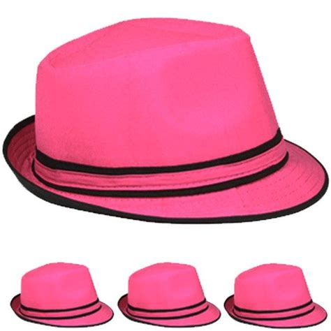 Pink Hats Pink Fedora Hats 1315