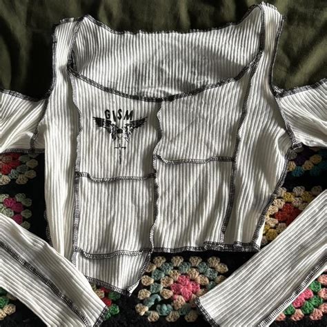 GISM shirt. Printed on a SHEIN top. Practically new... - Depop