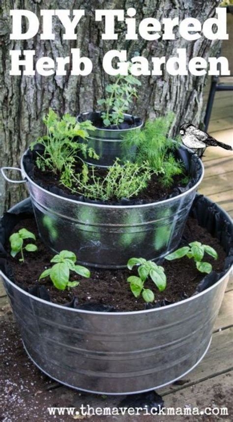 34 DIY Container Gardening Ideas | Container herb garden, Organic ...