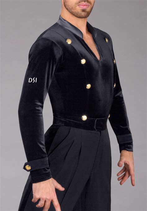 Dsi Mens Max Latin Shirt 4077 Dancewear