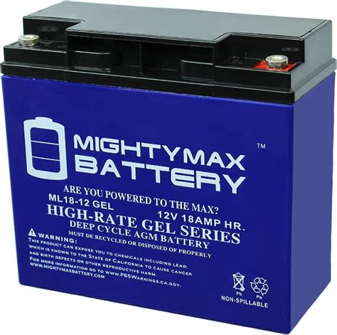 Buy Mighty Max Battery 12V 18AH Gel Battery For BMW K1200LT K1200RS