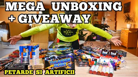 CEL MAI MARE UNBOXING GIVEAWAY CU ARTIFICII ȘI PETARDE 2022 2023