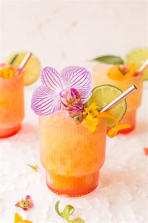 A Pineapple Mango Rum Punch Recipe Almost Too Pretty To Drink