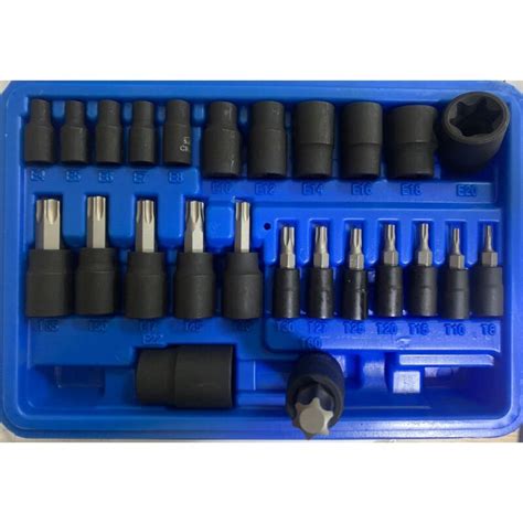 Bussole Torx Maschio Femmina Pz E E T T Rinforzate Inserto Cr