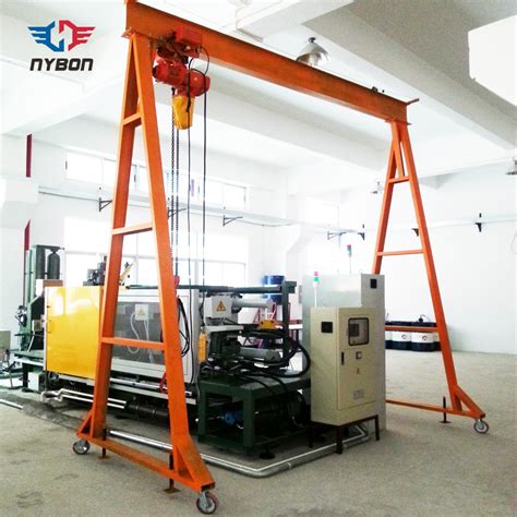 Buy Mini Small Electric Mobile Hoist Gantry Crane Ton