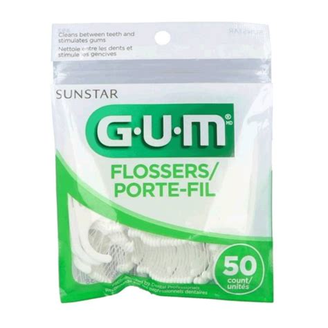 Hilo Dental Con Mango Sunstar Gum Flossers 50 Piezas Walmart