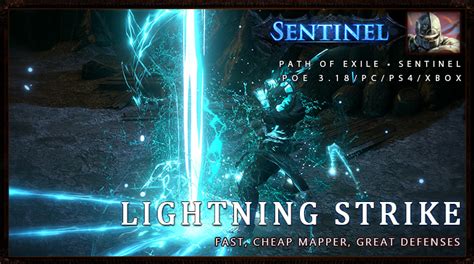 Sentinel Duelist PoE 3 18 Lightning Strike Champion Starter Build