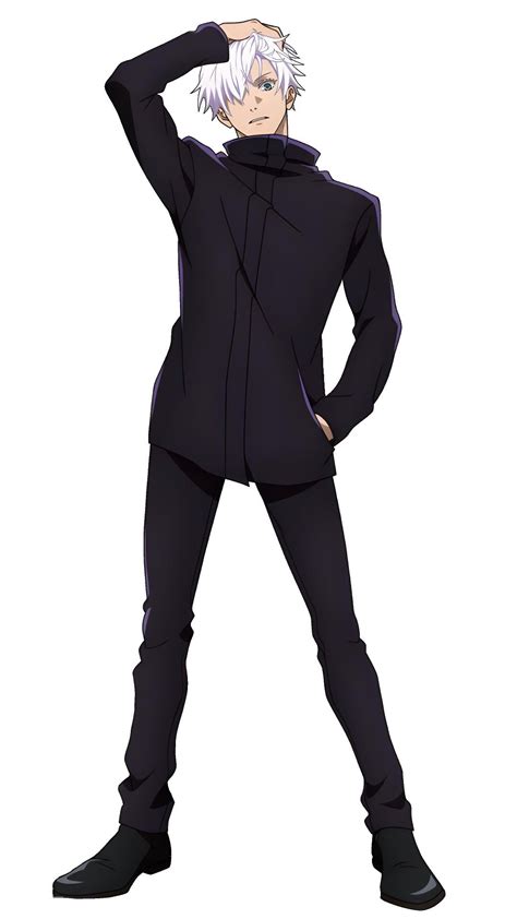 Satoru Gojo Png In 2024 Jujutsu Standing Poses Man Full Body