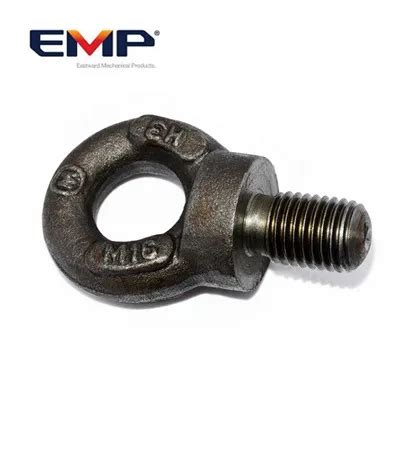 Din Lifting Eye Bolt Steel Zinc Plated Drop Forged Threaded Stud