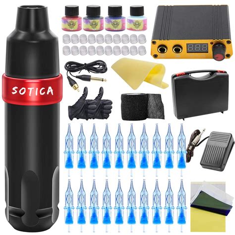 Amazon Sotica Tattoo Rotary Machine Pen Kit Professional Tattoo