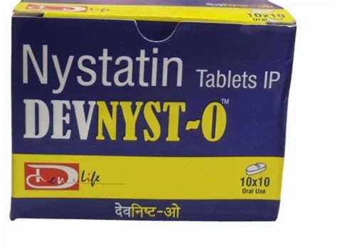 Devnyst O Tablet Nystatin Tablet 500000 Iu 1 Strip At Rs 93stripe In