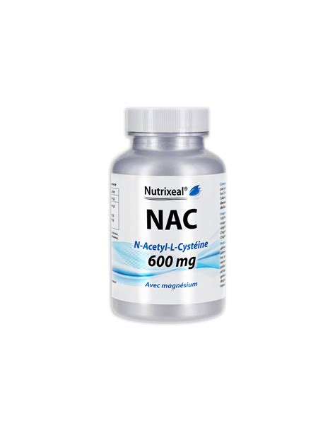 NAC N Acetyl Cystéine 600 mg par gélule Nutrixeal