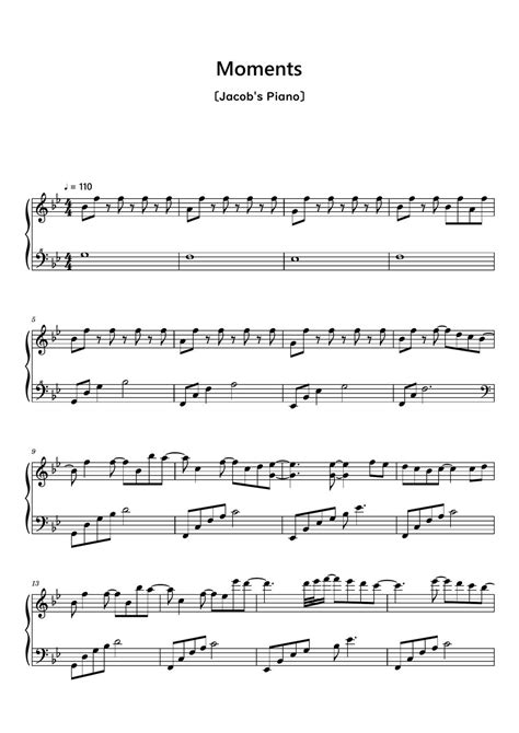 Jacob S Piano Moments Sheet Music Midi Sheets By Sayu