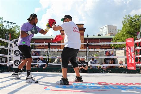 Photos: Demetrius Andrade Shows Off Moves at Workouts